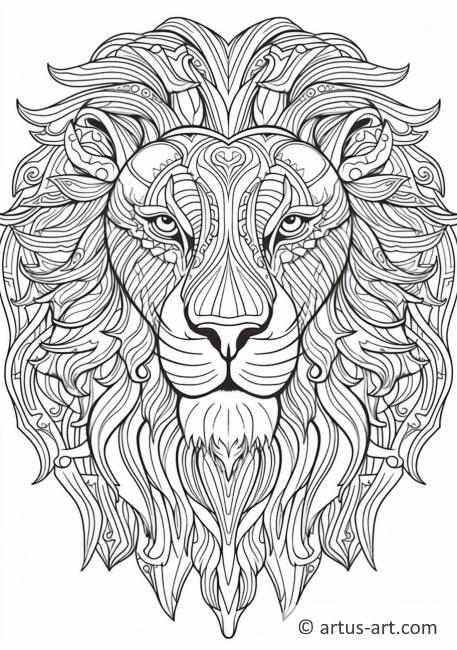 Page de coloriage Lion